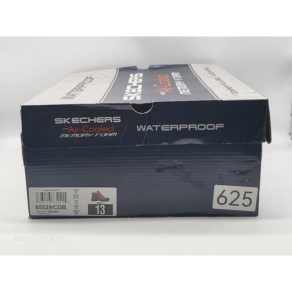 Skechers leather Mens Waterproof Relaxed Fit Air-Cooled Memory Foam Boots Sz‎ 13 main image 5